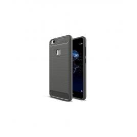 Husa carbon fiber apple iphone xr 6.1 gri