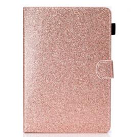 Husa huawei lenovo samsung tableta 8,0 inch flip cu stand roz aurie