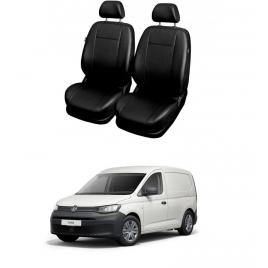 Huse Scaune din piele  Volkswagen Caddy Cargo V  van 2 locuri (1+1) 2015-2021