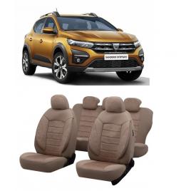 Set huse scaune auto dedicate Dacia Sandero Stepway 2020-2021