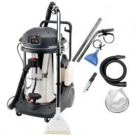 Aspirator cu spalare injectie-extractie cu 2 motoare LAVOR COSTELLATION IR putere 2400W recipient INOX 78 L