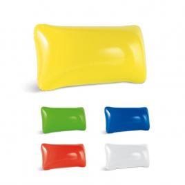 Pachet 5 perne gonflabile pentru plaja sau camping alb, galben, rosu, albastru, verde 31/19cm