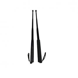 Set 2 bastoane  baston black cu burete 65 cm + baston negru 65 cm