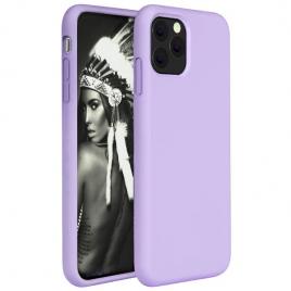 Husa telefon Apple Iphone 11 Pro MAX ofera protectie Lux Ultrasubtire Soft Silk Violet