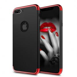 Husa telefon Apple Iphone 8 Plus ofera protectie 3in1 Delux Ultrasubtire Red Touch