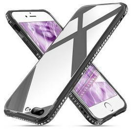 Husa telefon Smartphone Apple Iphone 8 Plus Luxury Case ofera Protectie Ultra-Subtire Chic Crystals Black