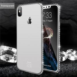 Husa telefon Smartphone Apple Iphone XR Luxury Case ofera Protectie Ultra-Subtire Chic Crystals Silver