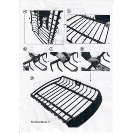 Portbagaj auto metalic roof rack. 121x98cm