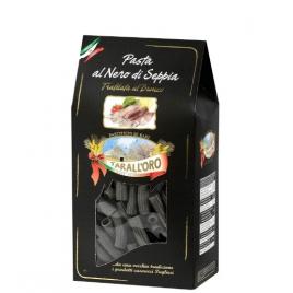 Paste artizanale italiene maccheroncini cu cerneala de sepie taralloro 250g