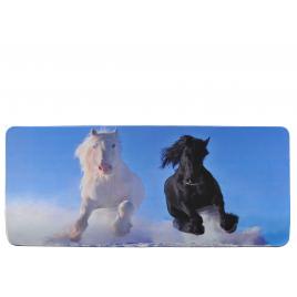 Mousepad - KOTYS - , XXL, gaming si birou, 900 x 400 x 3mm, textil cu baza cauciucata, desen Cai