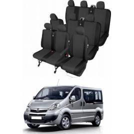 Set huse scaune auto 8+1 Locuri dedicate OPEL Vivaro 2001-2014