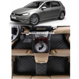 Covorase auto LUX PIELE 5D VW Golf 7 2013-2019 5D-044 cusatura bej