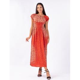 Rochie Dama LUNGA  Caramiziu