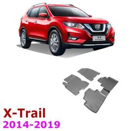 Covoare cauciuc stil tavita Nissan X-Trail T32 2014-2019