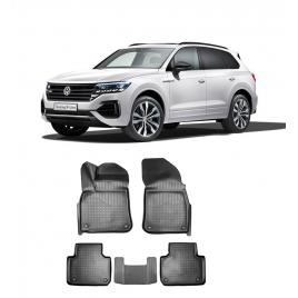 SET COVORASE AUTO CAUCIUC  VOLKSWAGEN TOUAREG III 3D (2018-2021) - 5 PCS