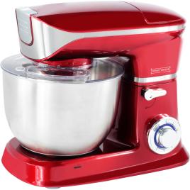 Mixer cu bol RL-PKM-1900.7, 1300 W, 6 trepte + pulse, bol 6.5 l, rosu