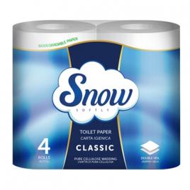 Hartie igienica snow 4 role, 2 straturi