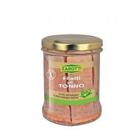 Ton in ulei de masline extravirgin bio zarotti 160g