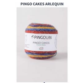 Fir pentru impletit sau crosetat Pingo Cakes Arlequin