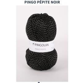 Fir pentru impletit sau crosetat Pingo Pepite Noir