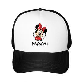Sapca personalizata mouse mommy alb