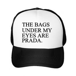 Sapca personalizata prada bags alb
