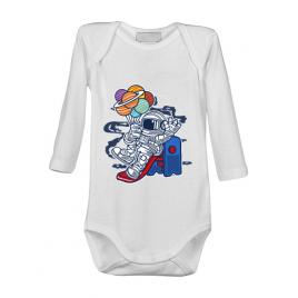 Baby body space slider alb