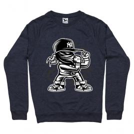 Bluza adler barbat fighter denim inchis