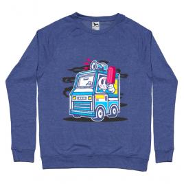 Bluza adler barbat ice cream truck albastru melanj