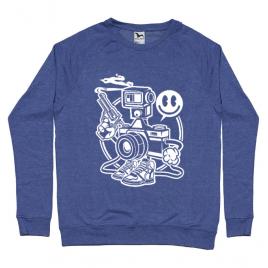 Bluza adler barbat shooter albastru melanj