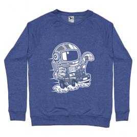 Bluza adler barbat space racer albastru melanj