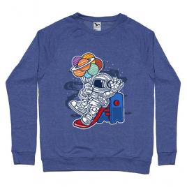 Bluza adler barbat space slider albastru melanj
