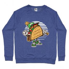 Bluza adler barbat taco albastru melanj