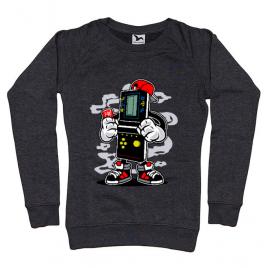 Bluza adler dama brick gamers negru melanj