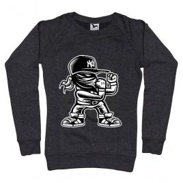 Bluza adler dama fighter negru melanj