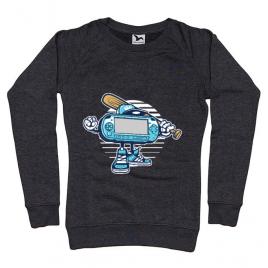 Bluza adler dama game on negru melanj