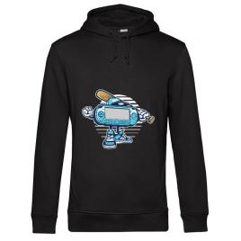 Hoodie barbat cu gluga game on negru