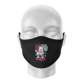 Masca personalizata reutilizabila street bomber negru