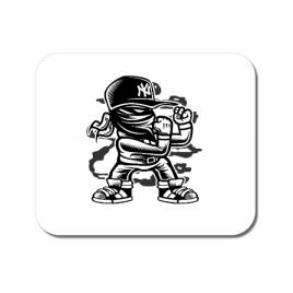 Mousepad personalizat fighter alb