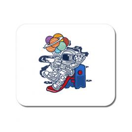 Mousepad personalizat space slider alb