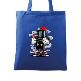 Sacosa din panza brick gamers albastru regal