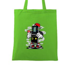 Sacosa din panza brick gamers verde mar