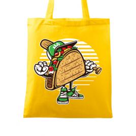 Sacosa din panza taco galben