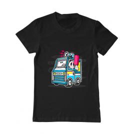 Tricou adler barbat ice cream truck negru