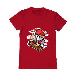 Tricou adler barbat killer skater rosu