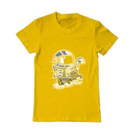 Tricou adler barbat space racer galben