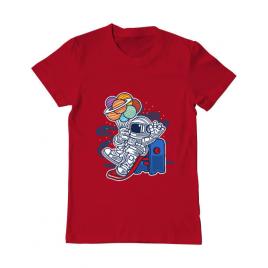 Tricou adler barbat space slider rosu