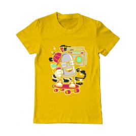 Tricou adler barbat street bomber galben