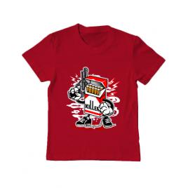 Tricou adler copil cigarette killer rosu