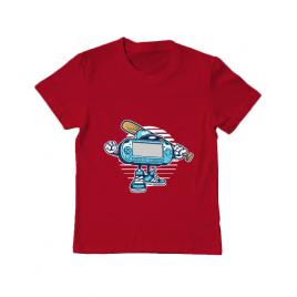 Tricou adler copil game on rosu